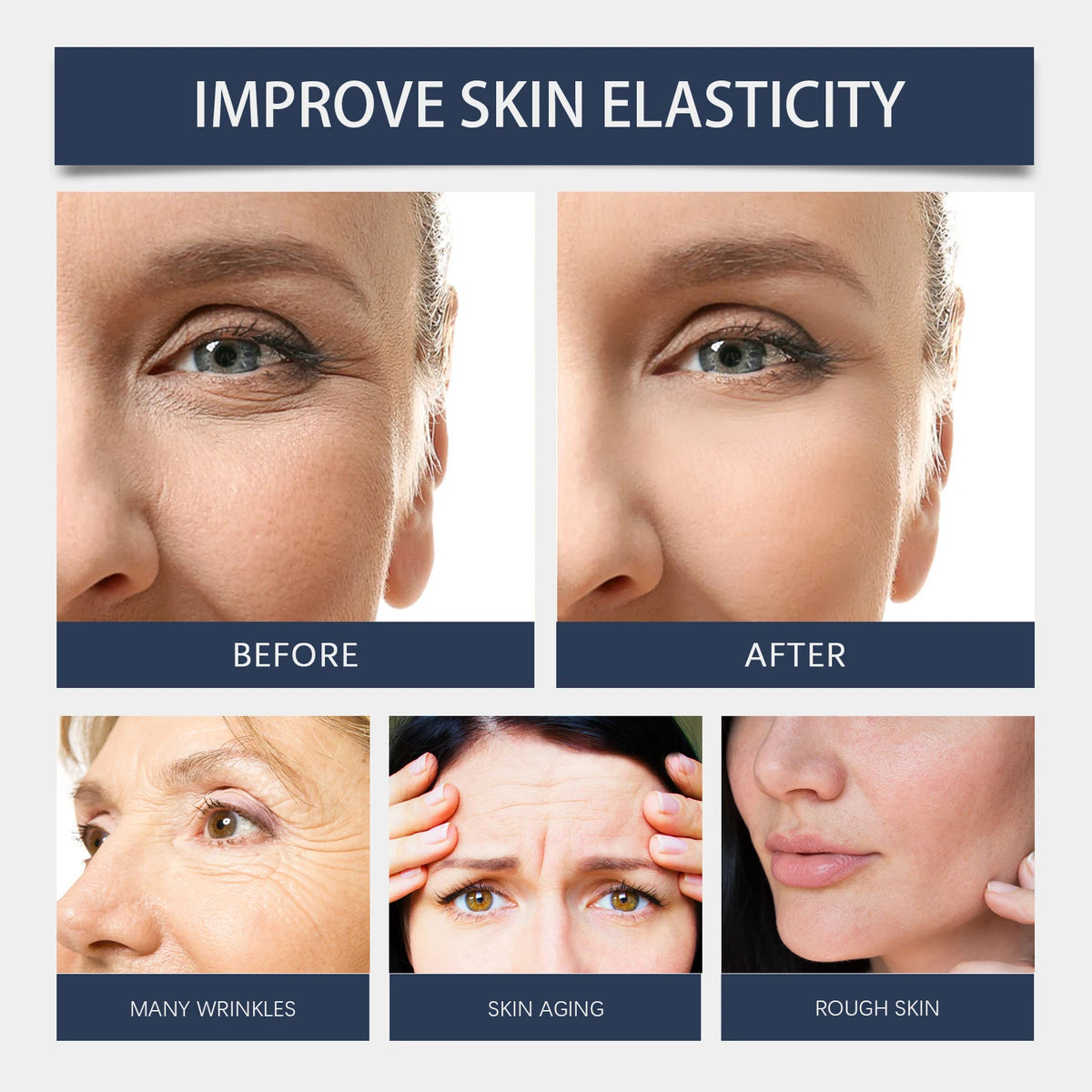 40G Retinol Renewal Stick Wrinkle Smoothing and Night Repair Niacinamide+Hyaluron Portable Solid Serum for Face Neck
